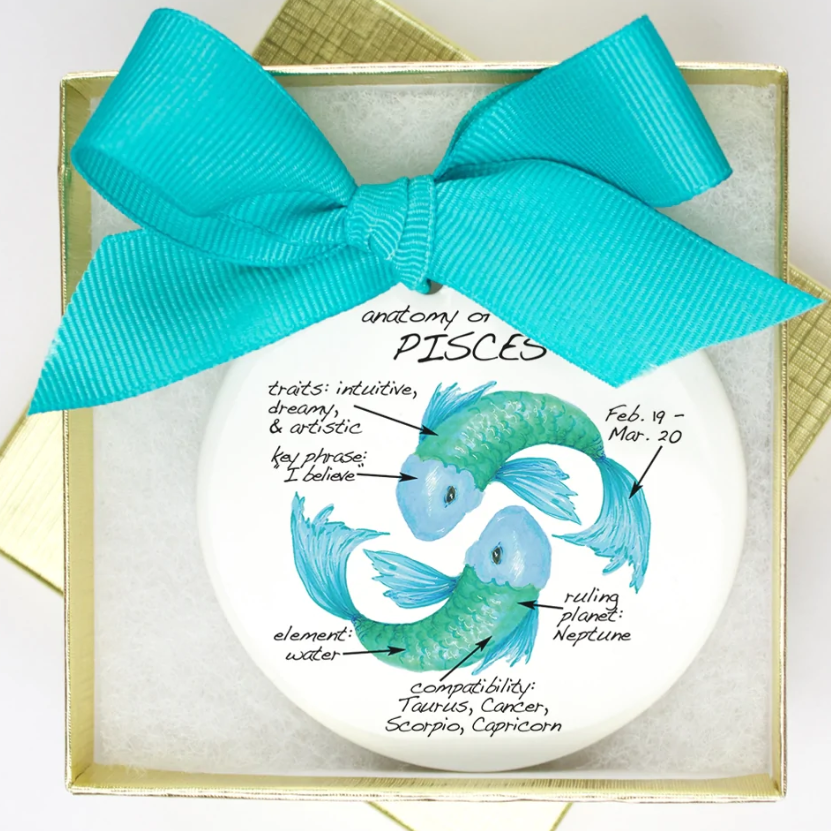 Zodiac Anatomy Ornament