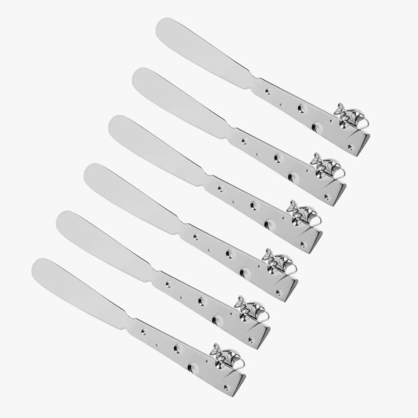 Mice Cheese/Butter Knife - Set of 6