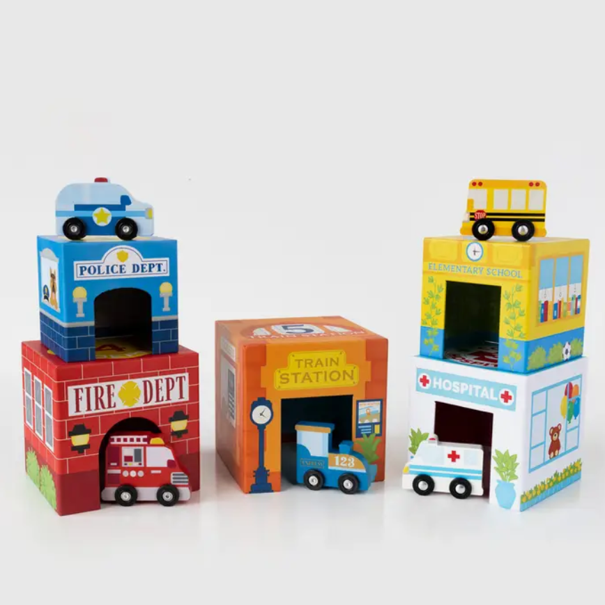 Stackable Carboard Toys & Cars