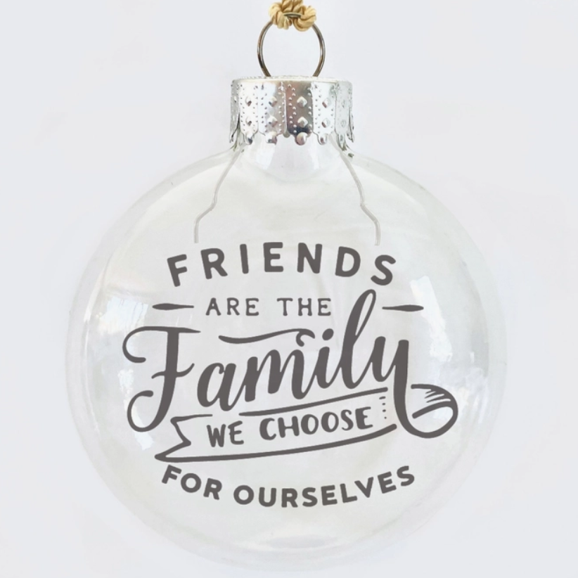 See Through Glass Ornament