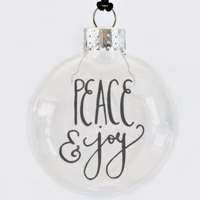 See Through Glass Ornament
