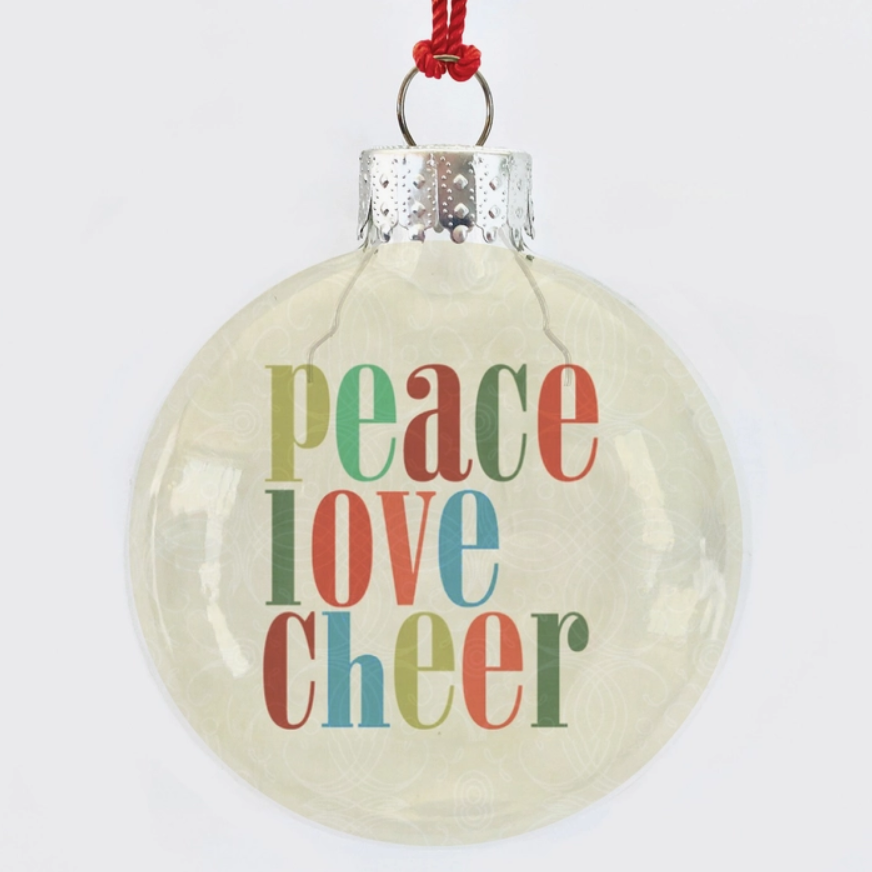 See Through Glass Ornament