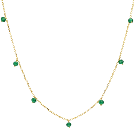 Green Drop Necklace