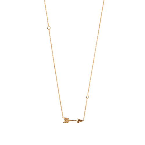 Simple Gold Charm Necklace