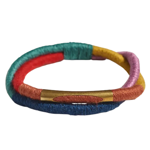 Double Layer Textile Bangle