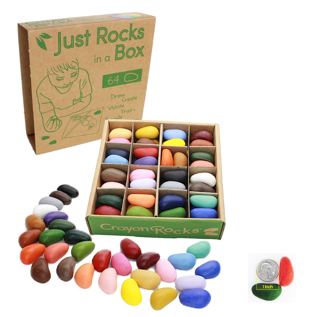 Just Rocks in a Box Crayon Set