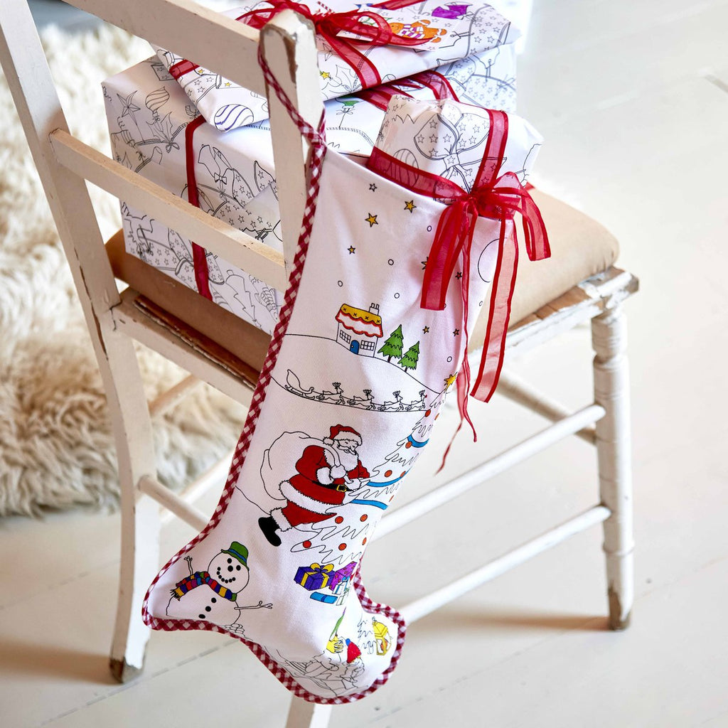 Color In Christmas Stocking
