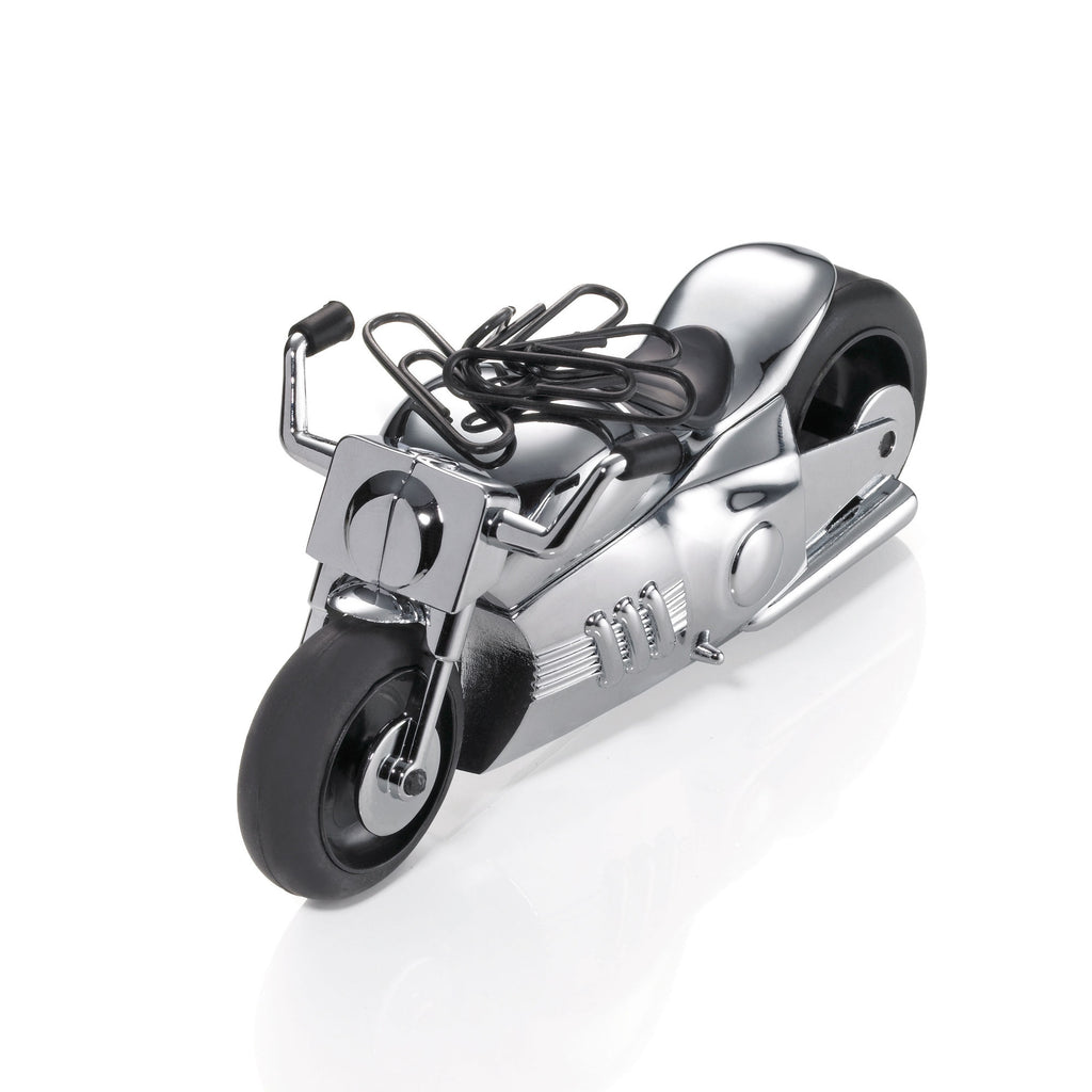 Motor Cycle Paperweight and Paperclip Holder