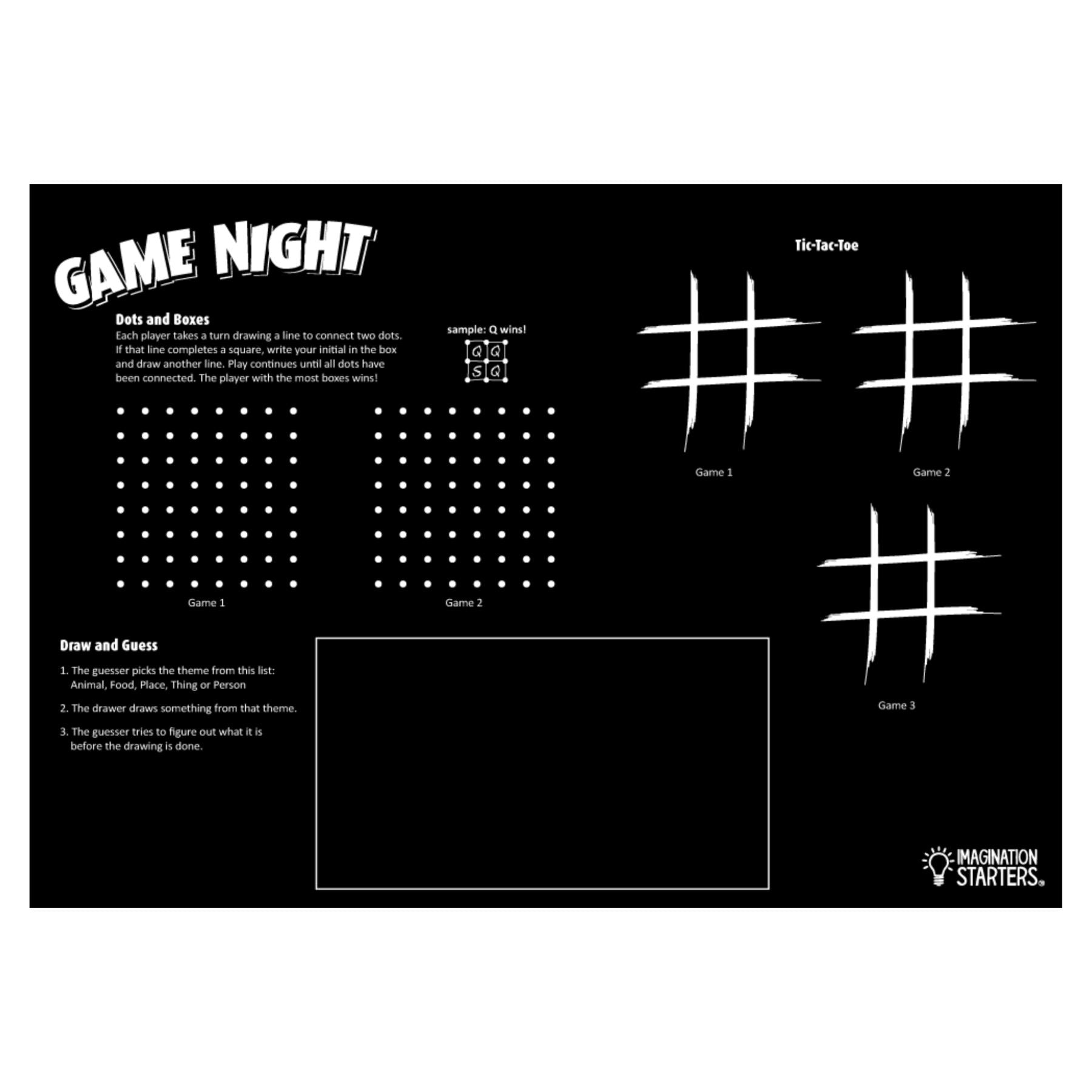 Kids Chalkboard Placemat