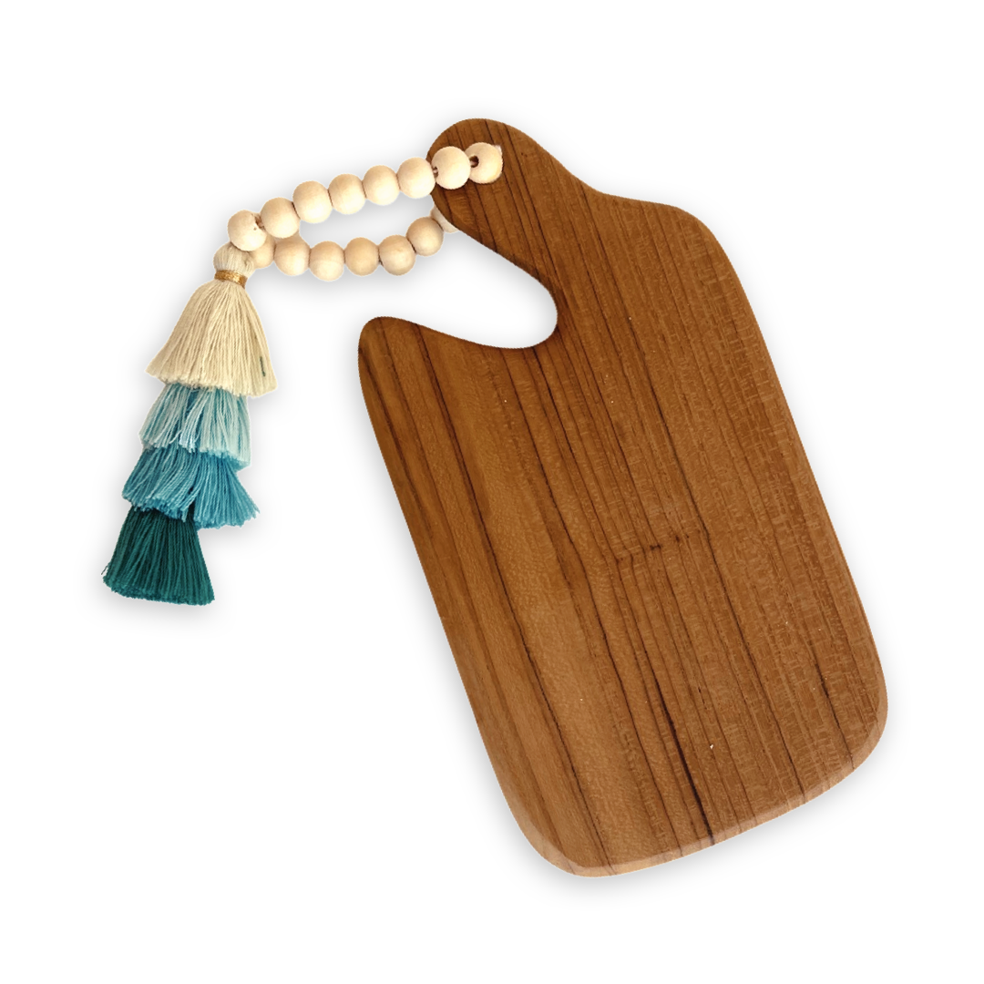 Small Wood Board with Tassel