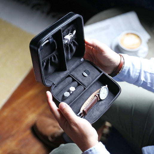Men's Travel Jewelry Box