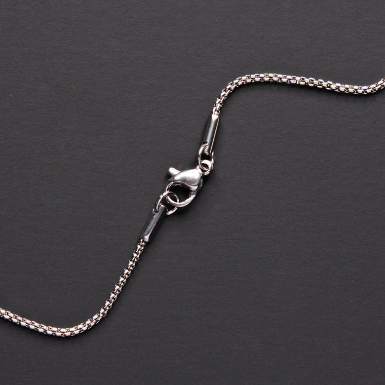 Mens Stainless Steel Cross Necklace